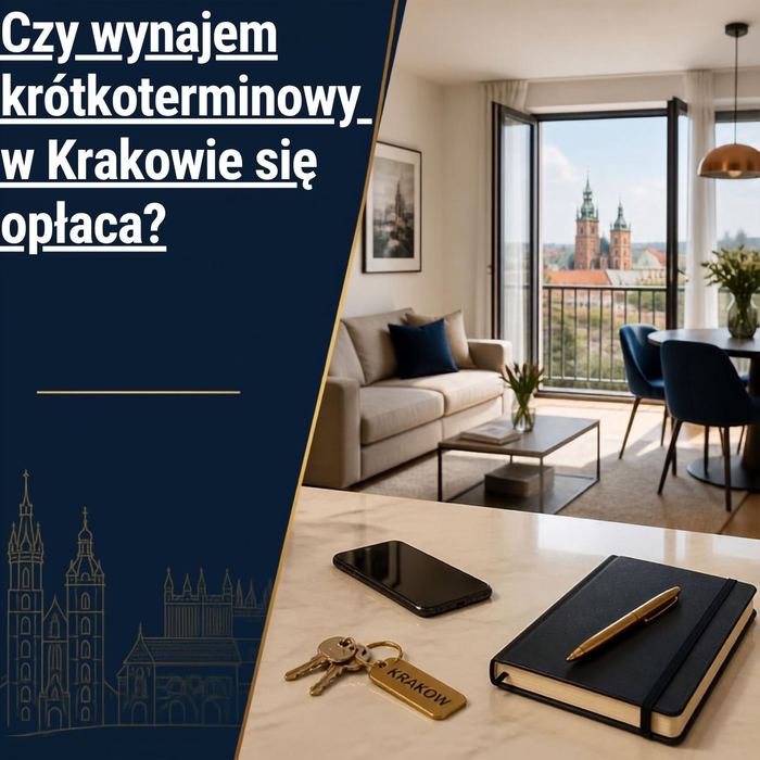 Czy wynajem krótkoterminowy w Krakowie się opłaca — ilustracja